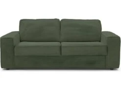 Canapé Convertible 3 Places En Velours Côtelé Vert - Ouverture Express - Couchage Quotidien - Matelas HD 140 X 190 - Dario 9 Canapé Convertible 3 Places En Velours Côtelé Vert - Ouverture Express - Couchage Quotidien - Matelas HD 140 X 190 - Dario -Meubles Soldes Boutique canape 12332279