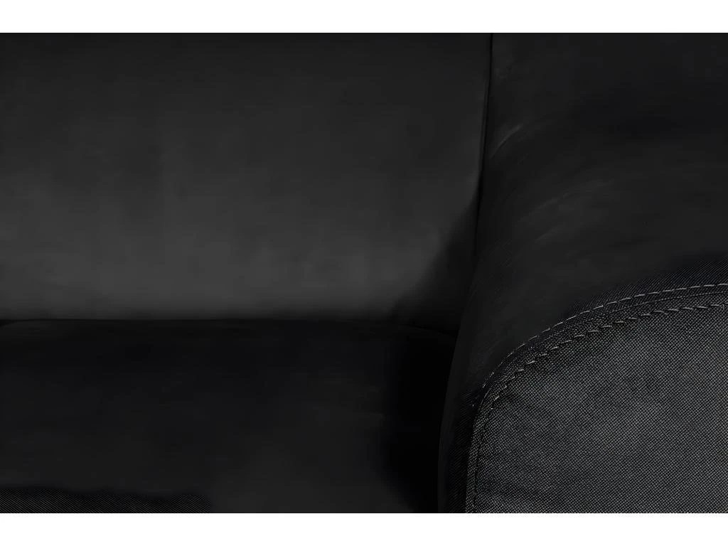 Canapé D'angle En Tissu Luxe 5 Places, ASHLEY, Noir, Angle Gauche (vu De Face) 6 Canapé D'angle En Tissu Luxe 5 Places, ASHLEY, Noir, Angle Gauche (vu De Face) – Image 4