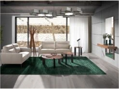 Canapé 3 Places En Cuir Gris Et Acier 6138 ANGEL CERDA 13 Canapé 3 Places En Cuir Gris Et Acier 6138 ANGEL CERDA -Meubles Soldes Boutique canape 12386311