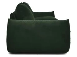 Canape Fixe 3 Places TYFA - Velours Vert Bouteille - L 231 X P 102 X H 78 Cm - HEXAGONE -Meubles Soldes Boutique canape 12510933