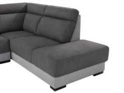 Canapé D'angle Droit En Tissu Bicolore Anthracite Et Gris Clair YOLANDA -Meubles Soldes Boutique canape 12566017