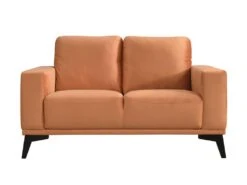 Canapés 3 Places Et 2 Places En Velours Terracotta AZILIS 13 Canapés 3 Places Et 2 Places En Velours Terracotta AZILIS -Meubles Soldes Boutique canape 12654365