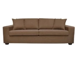 Canapé 3 Places En Tissu YUDO - Gris Anthracite -Meubles Soldes Boutique canape 129789