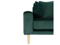 Lido - Canapé D'angle Droit En Velours L290cm - Couleur - Vert Forêt -Meubles Soldes Boutique canape 13284611