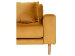 Lido - Canapé D'angle Gauche En Velours L290cm - Couleur - Jaune Moutarde -Meubles Soldes Boutique canape 13286587