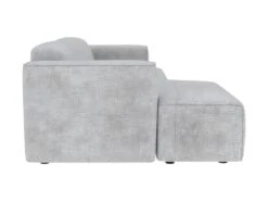 Canapé D'angle Gauche 3 Places Aska En Tissu Gris Clair Chiné -Meubles Soldes Boutique canape 13286691