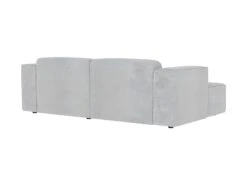 Canapé D'angle Gauche 3 Places Aska En Tissu Gris Clair Chiné -Meubles Soldes Boutique canape 13286695