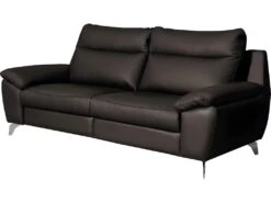 Canapé 2 Places Avec 2 Relax électriques En 100% Tout Cuir épais De Luxe Italien, PERINI, Chocolat -Meubles Soldes Boutique canape 13581139