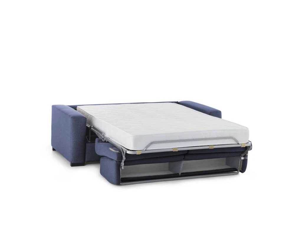 Canapé Dabaidy, Canapé 3 Places, 100% Made In Italy, Canapé De Salon à Ouverture Pivotante, En Tissu Matelassé, Avec Accoudoirs Standards, Cm 220x95h90, Bleu 5 Canapé Dabaidy, Canapé 3 Places, 100% Made In Italy, Canapé De Salon à Ouverture Pivotante, En Tissu Matelassé, Avec Accoudoirs Standards, Cm 220x95h90, Bleu – Image 3