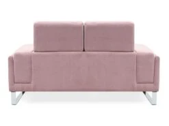 Canapé 2 Places Barth Velours Rose -Meubles Soldes Boutique canape 13688821