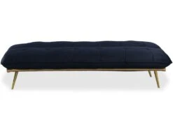 Canapé Convertible Clic-clac Fabrice Velours Noir -Meubles Soldes Boutique canape 13689369