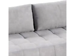 Canapé D'angle Convertible Droit 4 Places Avec Coffre Jonas Gris Clair -Meubles Soldes Boutique canape 14018365