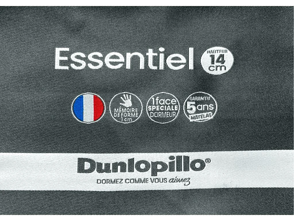 Canapé 2 Places Convertible Express En Tissu CALITO - Anthracite - Couchage Lattes Larges 120 Cm - Matelas 14 Cm Avec Mémoire De Forme DUNLOPILLO 9 Canapé 2 Places Convertible Express En Tissu CALITO - Anthracite - Couchage Lattes Larges 120 Cm - Matelas 14 Cm Avec Mémoire De Forme DUNLOPILLO – Image 7