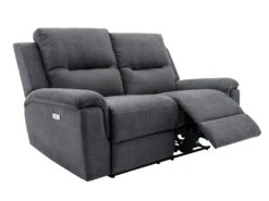 Canapé 2 Places Relax électrique En Tissu Anthracite URSULA II 14 Canapé 2 Places Relax électrique En Tissu Anthracite URSULA II -Meubles Soldes Boutique canape 14455361