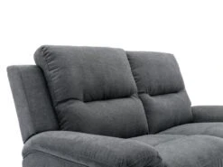 Canapé 2 Places Relax électrique En Tissu Anthracite URSULA II 16 Canapé 2 Places Relax électrique En Tissu Anthracite URSULA II -Meubles Soldes Boutique canape 14455367