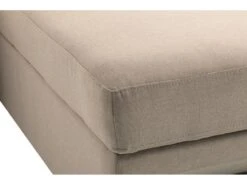 Canapé D'Angle Panoramique MAIA Convertible En Tissu - Angle Droit, Beige -Meubles Soldes Boutique canape 14642957
