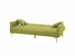 Canapé Convertible 3 Places En Tissu Vert LUCAN -Meubles Soldes Boutique canape 14826801