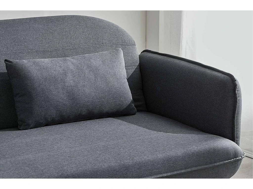 Sotchi Gris - Canapé Convertible Scandinave - 3 Places 8 Sotchi Gris - Canapé Convertible Scandinave - 3 Places – Image 6
