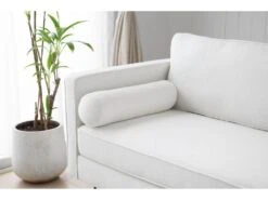 CLOUD - Canapé 3 Places Blanc Bouclette Avec Pieds En Métal 13 CLOUD - Canapé 3 Places Blanc Bouclette Avec Pieds En Métal -Meubles Soldes Boutique canape 15002271