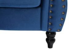 Canapé D'angle Réversible En Velours Bleu Roi TRUMBO 14 Canapé D'angle Réversible En Velours Bleu Roi TRUMBO -Meubles Soldes Boutique canape 15073415