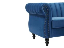 Canapé D'angle Réversible En Velours Bleu Roi TRUMBO 13 Canapé D'angle Réversible En Velours Bleu Roi TRUMBO -Meubles Soldes Boutique canape 15073417