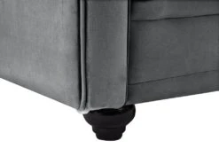 Canapé 2 Places En Velours Anthracite CHESTERFIELD -Meubles Soldes Boutique canape 15690009