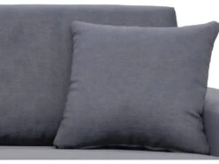 Canapé 3 Places En Tissu YUDO - Gris Anthracite -Meubles Soldes Boutique canape 15829
