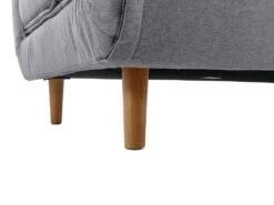 Canapé 2 Places Convertible En Tissu Gris Clair URIBIA -Meubles Soldes Boutique canape 15882705