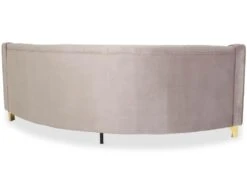 Canapé 3 Places Inoui Velours Taupe Et Pieds Or 11 Canapé 3 Places Inoui Velours Taupe Et Pieds Or -Meubles Soldes Boutique canape 15892349