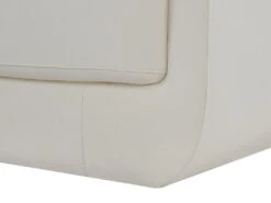 Canapé Panoramique 7 Places En Cuir ELEVANTO - Blanc - Angle Gauche -Meubles Soldes Boutique canape 15978293