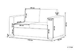 Canapé 2 Places En Cuir Noir HELSINKI 14 Canapé 2 Places En Cuir Noir HELSINKI -Meubles Soldes Boutique canape 16183073