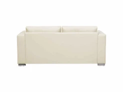 Canapé 3 Places En Cuir Beige HELSINKI -Meubles Soldes Boutique canape 16421637