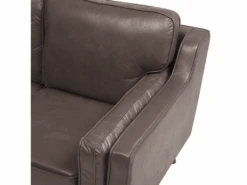 Canapé 2 Places En Cuir PU Marron LOKKA -Meubles Soldes Boutique canape 16660431