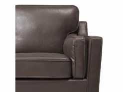 Canapé 2 Places En Cuir PU Marron LOKKA -Meubles Soldes Boutique canape 16660433