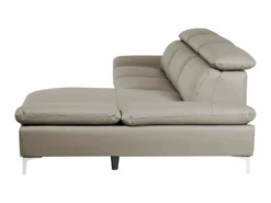 - Canapé D'Angle - Farila - Cuir, Taupe -Meubles Soldes Boutique canape 16665321