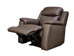 Fauteuil Relax EVASION En Cuir - Gris Clair -Meubles Soldes Boutique canape 17111 1