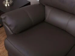 Canapé 2 Places Relax électrique En Cuir MARCIS - Marron 18 Canapé 2 Places Relax électrique En Cuir MARCIS - Marron -Meubles Soldes Boutique canape 173216