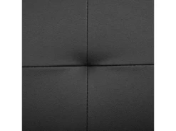 Canapé Convertible 3 Places En Cuir PU Noir BRISTOL -Meubles Soldes Boutique canape 17452169