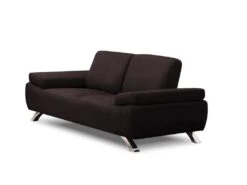 Canapé 2 Places En Microfibre POLKA - Marron 8 Canapé 2 Places En Microfibre POLKA - Marron -Meubles Soldes Boutique canape 174573