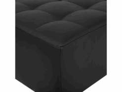 Canapé Panoramique Convertible En Cuir PU Noir 6 Places ABERDEEN -Meubles Soldes Boutique canape 17470319