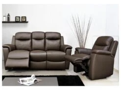 Canapé 2 Places Relax EVASION En Cuir - Gris Clair 29 Canapé 2 Places Relax EVASION En Cuir - Gris Clair -Meubles Soldes Boutique canape 17773 2