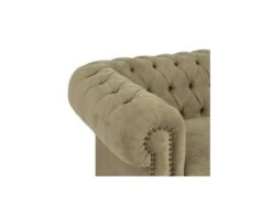 Canapé 3 Places Chesterfield Vert Olive - PAOLA -Meubles Soldes Boutique canape 17788919
