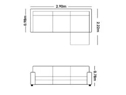 Canapé D'angle XL En Simili ROMAIN - Blanc - Angle Gauche 9 Canapé D'angle XL En Simili ROMAIN - Blanc - Angle Gauche -Meubles Soldes Boutique canape 179349