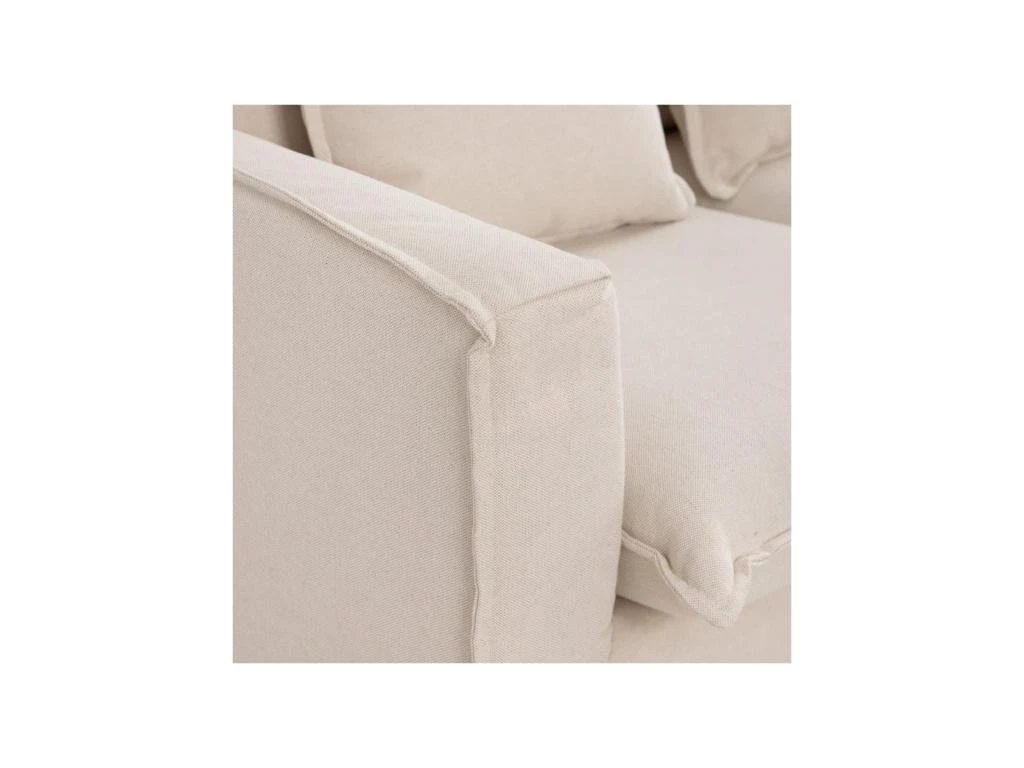 Canapé 3 Places Tissu Beige N°3 - LINOU 7 Canapé 3 Places Tissu Beige N°3 - LINOU – Image 5