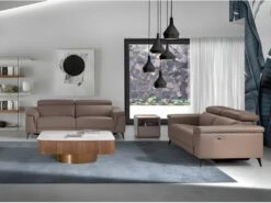 Canapé 2 Places En Cuir De Vachette 6106 ANGEL CERDA -Meubles Soldes Boutique canape 18425535