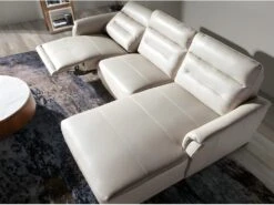 Chaise Longue En Cuir Et Mécanisme Relax 6156 ANGEL CERDA -Meubles Soldes Boutique canape 18427235