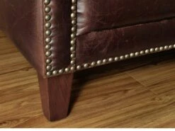 Canapé 2 Places En Cuir Vieilli CASSANDRA - Marron 13 Canapé 2 Places En Cuir Vieilli CASSANDRA - Marron -Meubles Soldes Boutique canape 190174