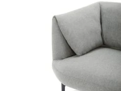 Canapé 3 Places En Tissu Gris ANGELINA -Meubles Soldes Boutique canape 19467333