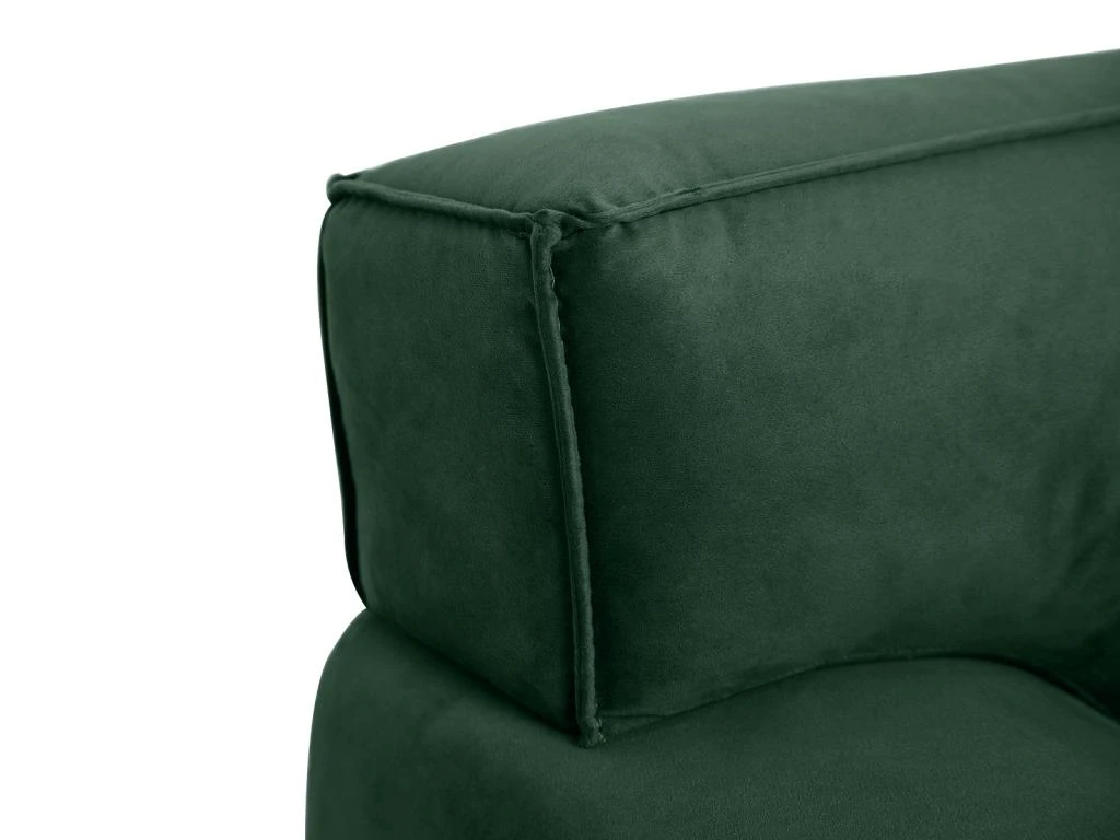 Canapé 3 Places En Velours Vert OTRANO 7 Canapé 3 Places En Velours Vert OTRANO – Image 5