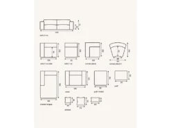 Canapé D'angle Gauche 4 Places En Tissu Brun Clair -Meubles Soldes Boutique canape 19879319